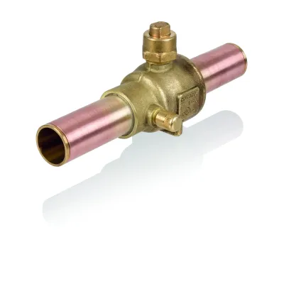 Złącze zaworu kulowego z zaworem Schradera BVS 35